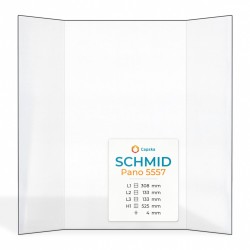 Vetro Schmid PANO 5557 - Vetro Prismatico per inserto per caminetto
