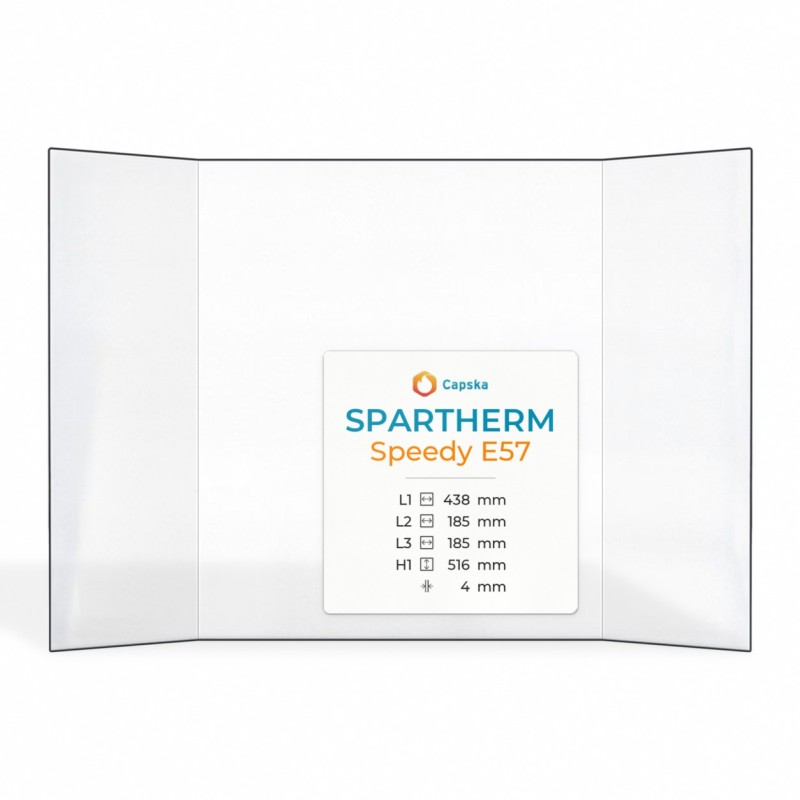 Kaminglas Spartherm SPEEDY E57 - Prismatisch