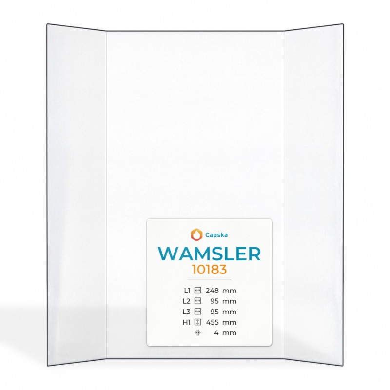 Wamsler 10183 Glas - Prismatisch Kaminglas