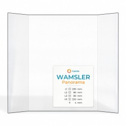 Wamsler PANORAMA Glas - Prismatisch Kaminglas für Kaminofen