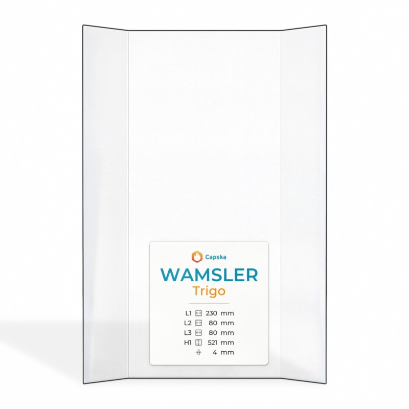 Wamsler TRIGO Glass Panel - Prismatic Design