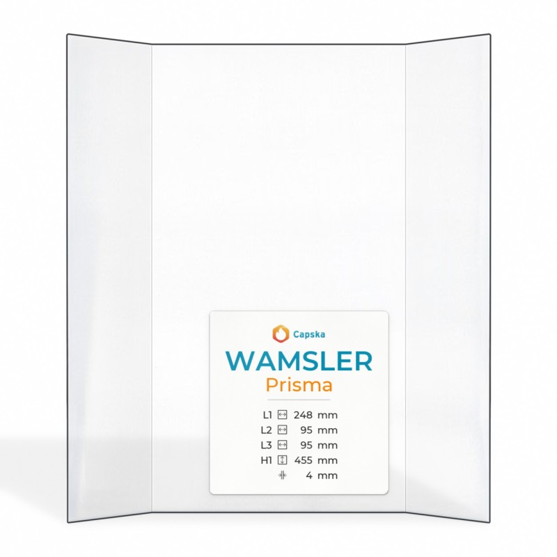 Vetro Wamsler PRISMA - Vetro Prismatico per stufa a legna