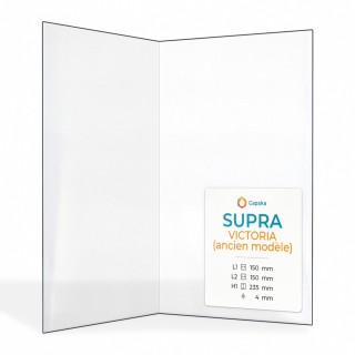 Supra VICTORIA Glas - Gefaltet Kaminglas für Kaminofen