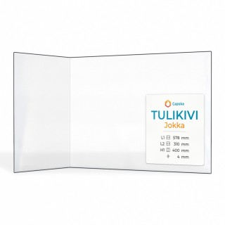 Tulikivi JOKKA Glas - Kaminglas für Kaminofen