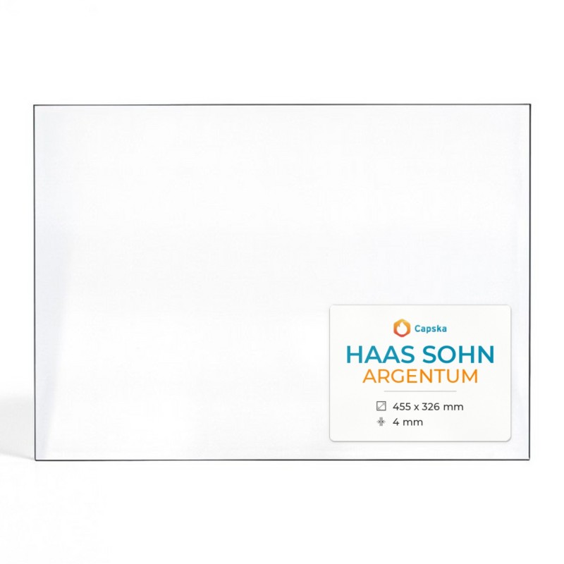 Vitre Haas Sohn ARGENTUM - Verre Rectangle pour poêle à bois