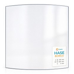 Vitre Hase BORGO - Verre Courbe pour poêle à bois