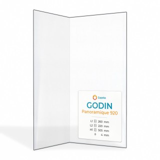 Godin PANORAMIQUE 920 Glass - Fireplace Insert Panel