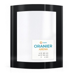 Vetro Oranier ARENA - Vetro Curvo per stufa a legna