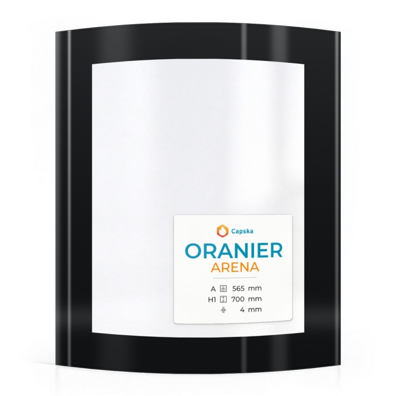 Oranier ARENA Glass - Curved Panel for Wood Burning Stove