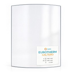 Vitre Eurotherm GALTERO - Verre Courbe pour poêle à bois