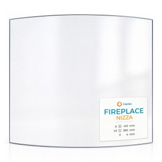 Fireplace NIZZA Glas - Kaminglas für Kaminofen