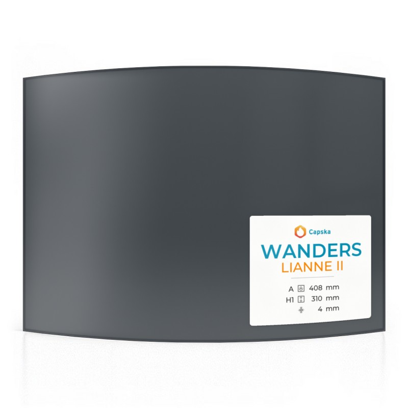 Wanders LIANNE II Glas - Kaminglas für Kaminofen