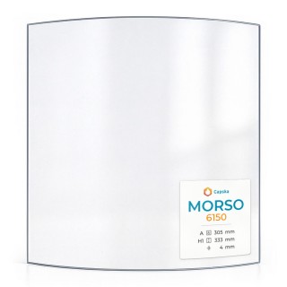 Vitre Morso 6140,6141,6143,6148,6150 - Verre Courbe pour poêle à bois