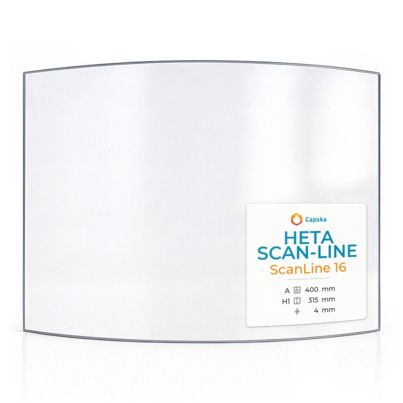 Glas für Kaminofen HETA SCAN-LINE SCANLINE 16