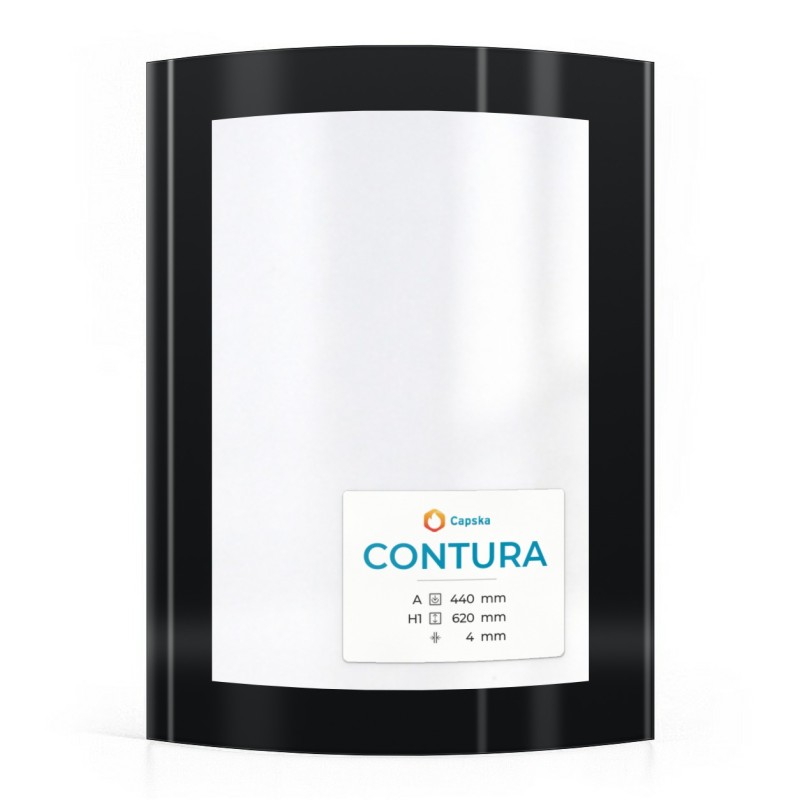 Contura 101 Glass - Curved Screen-printed Glass Panel