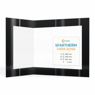 Vetro Spartherm VARIA 2LH4S - Vetro Piegato Serigrafato