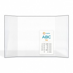 Vetro Abc 14 - Vetro Prismatico per stufa a legna