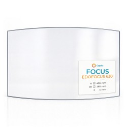 Main Curved Glass Window for Focus Edofocus 630 Fireplace