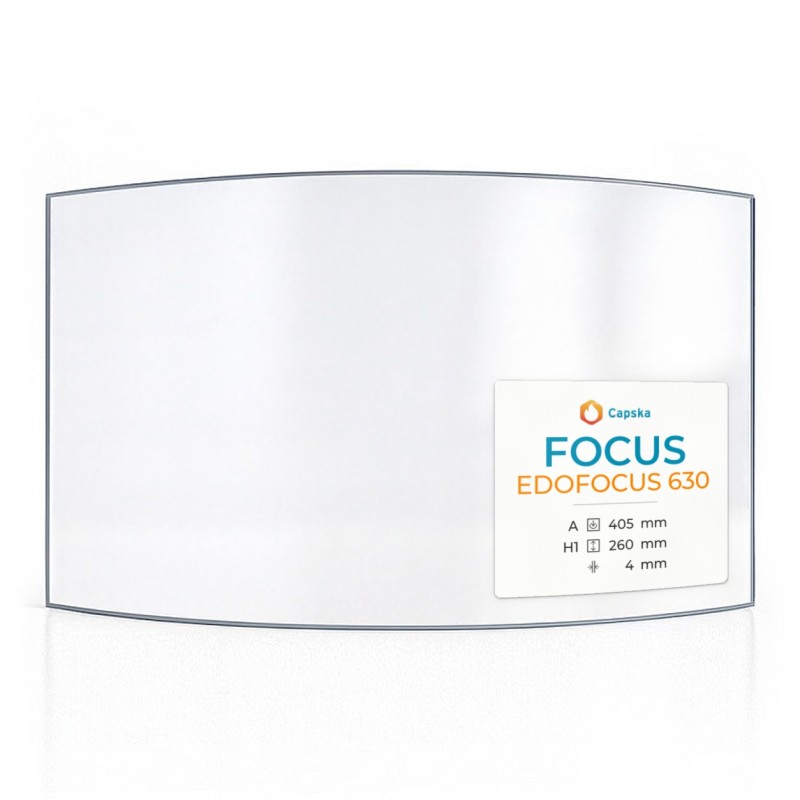 Vetro Curvo per stufa a legna - Focus EDOFOCUS 630
