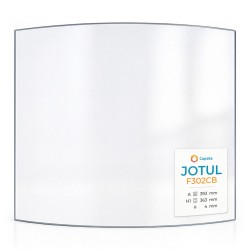 Jotul F302CB Glas - in sich gebogenes Kaminglas für Kaminofen