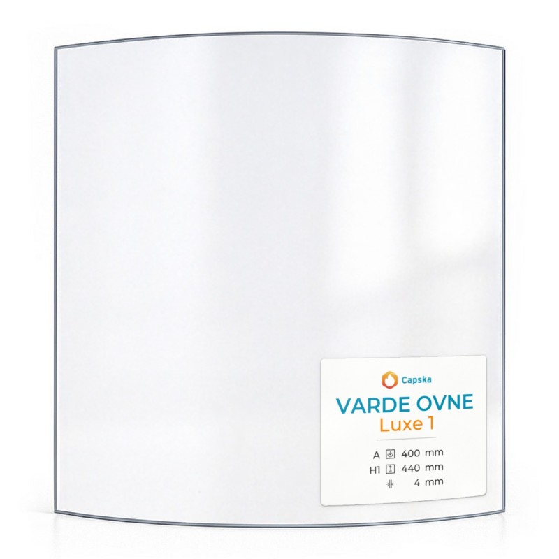 Vetro Varde Ovne LUXE 1 - Vetro curvo per stufa a legna