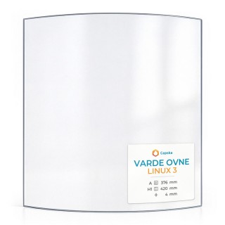 Vitre Varde Ovne LINUX 3 - Verre Courbe pour poêle à bois