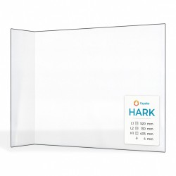 Hark RADIANTE 900 Glas - Gefaltet Kaminglas für Kaminofen