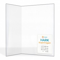 Hark KOPENHAGEN Glass - Folded glass panel for wood burning stove