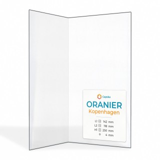 Oranier KOPENHAGEN Glass Panel - High-Quality Wood Burning Stove Accessory