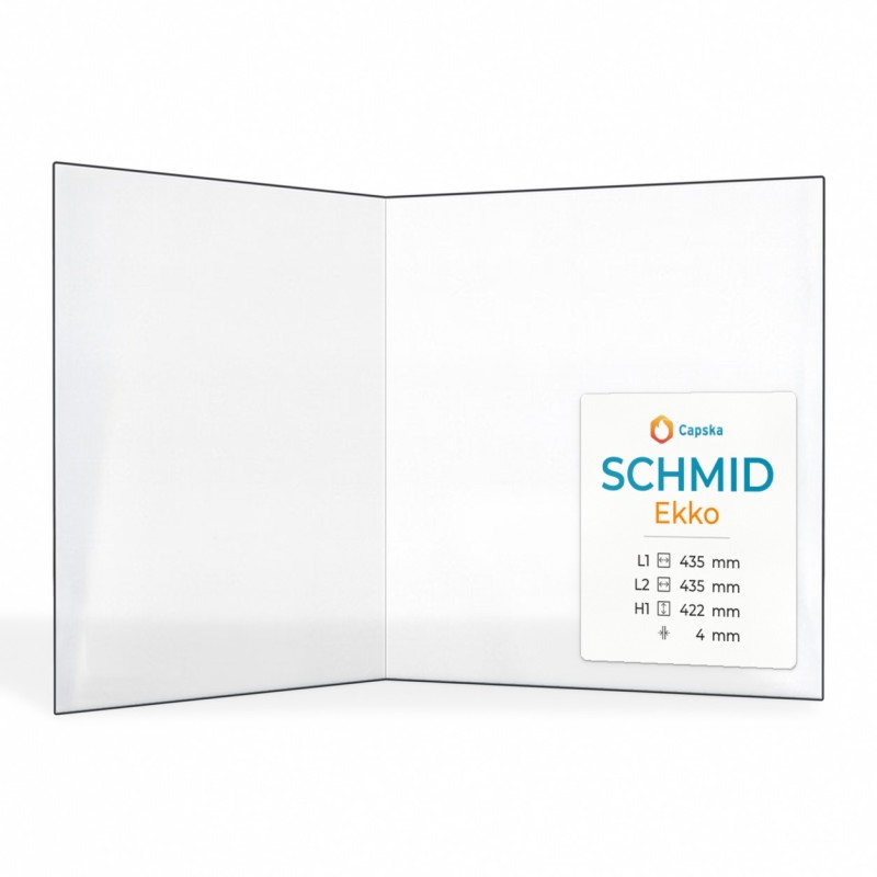 Schmid EKKO Gefaltet Kaminglas - Originalzubehör