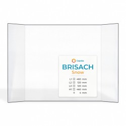 Vitre Brisach SNOW - Verre Prismatique pour insert