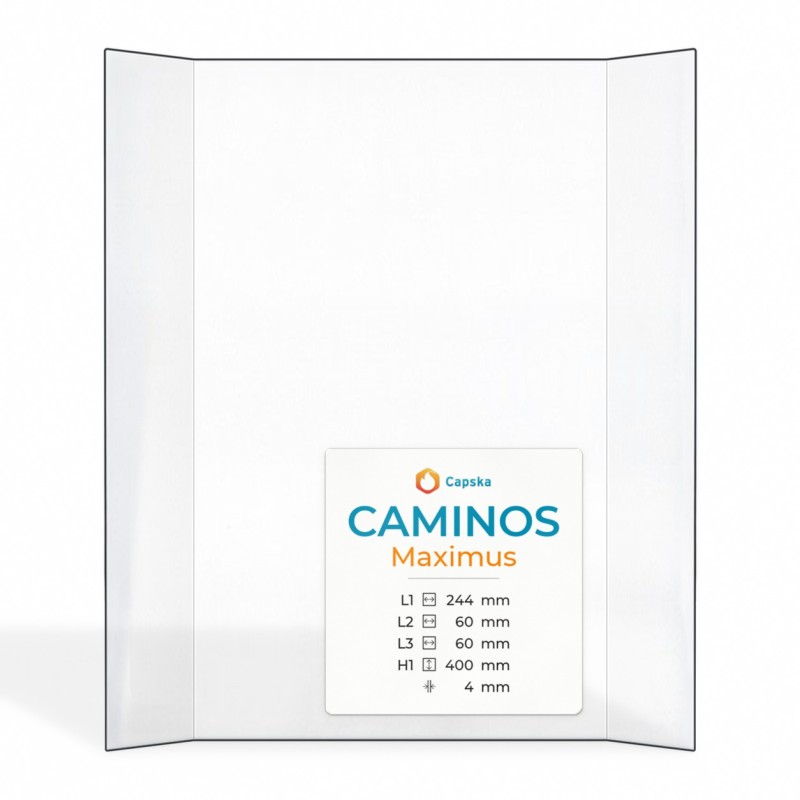 Vitre Caminos MAXIMUS - Verre Prismatique pour poêle à bois