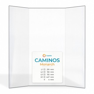 Caminos MONARCH Glass - Prismatic Panel for Wood Burning Stove