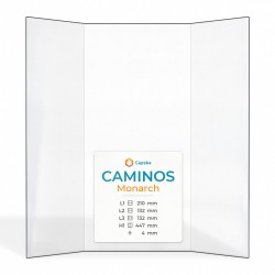 Caminos MONARCH Glas - Prismatisch Kaminglas für Kaminofen