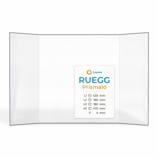 Vetro Ruegg PRISMALO - Vetro Prismatico per inserto caminetto
