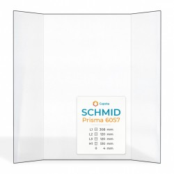 Schmid PRISMA 6057 Glas - Prismatisch Kaminglas für Kaminofen