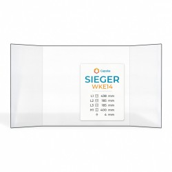 Vitre Sieger WKE14 - Verre Prismatique pour insert