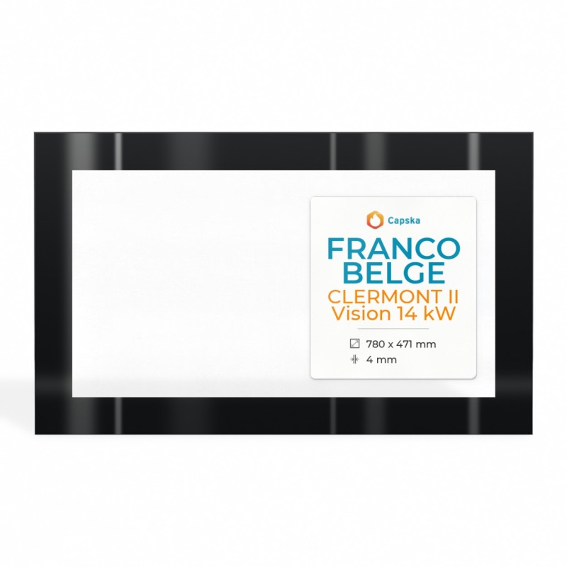 Vetro Franco Belge CLERMONT II VISION 14 KW - Rettangolo Serigrafato