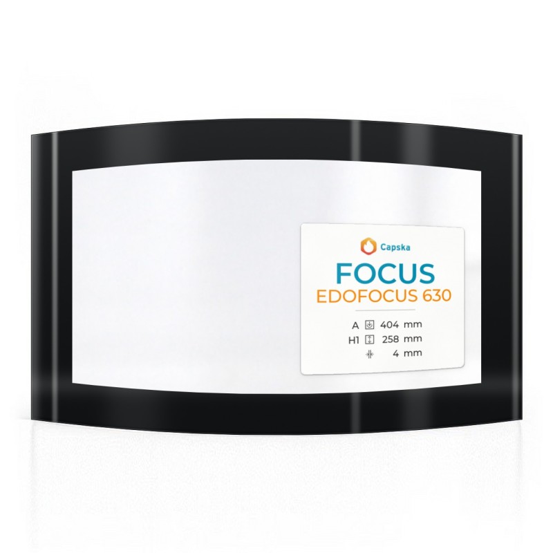 Vitre Focus Edofocus 630 404 x 258 mm - Verre Courbe Latéral - Capska