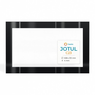 Vitre Jotul C23 - Verre Rectangle Sérigraphié pour insert