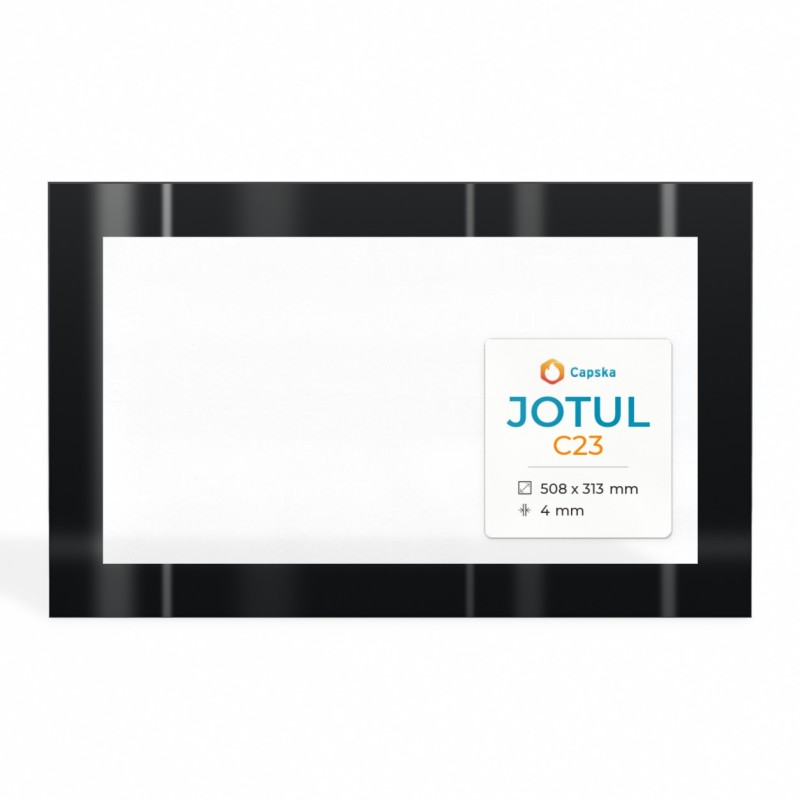 Vitre Jotul C23 - Verre Rectangle Sérigraphié pour insert