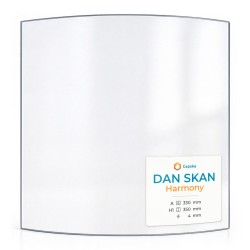 Dan Skan HARMONY Glass - Curved glass panel for wood burning stove
