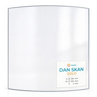Vitre Dan Skan Solo 330x350 mm - Verre Courbe - Capska