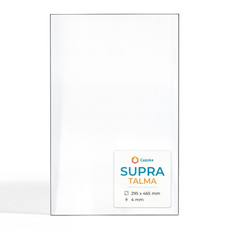 Supra TALMA Glass - Rectangular Panel for Wood Burning Stove