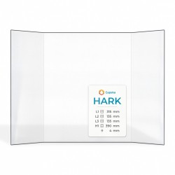 Hark RADIANTE 600/45K Glass - Prismatic glass panel for fireplace insert