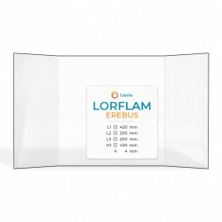 Vetro Lorflam EREBUS - Vetro Prismatico per inserto per caminetto