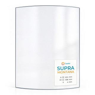 Vetro Supra MONTANA - Vetro Curvo per stufa a legna