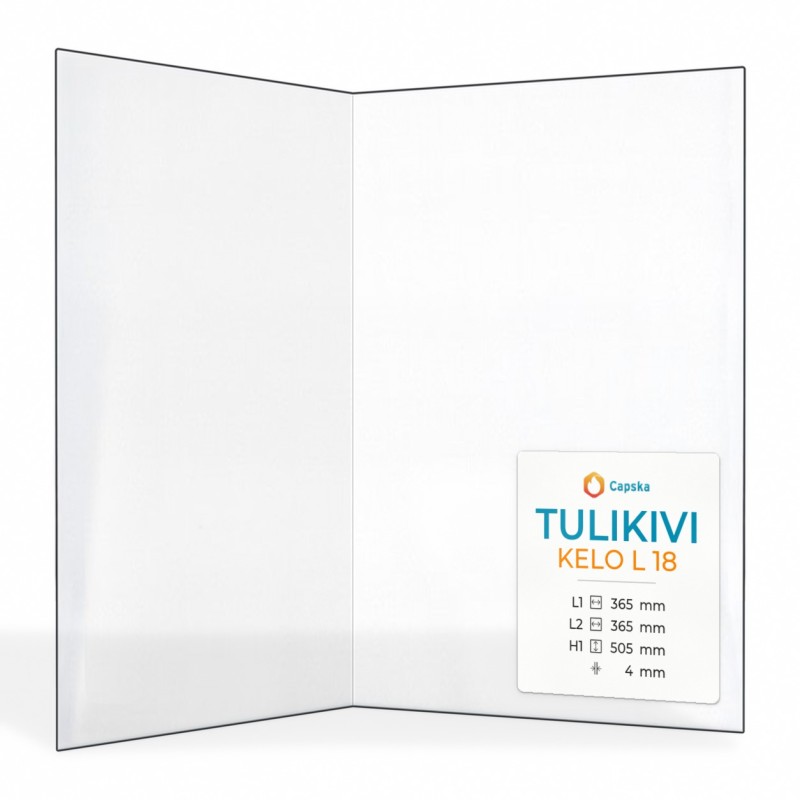 Tulikivi KELO L 18 Glas - Kaminglas für Kaminofen