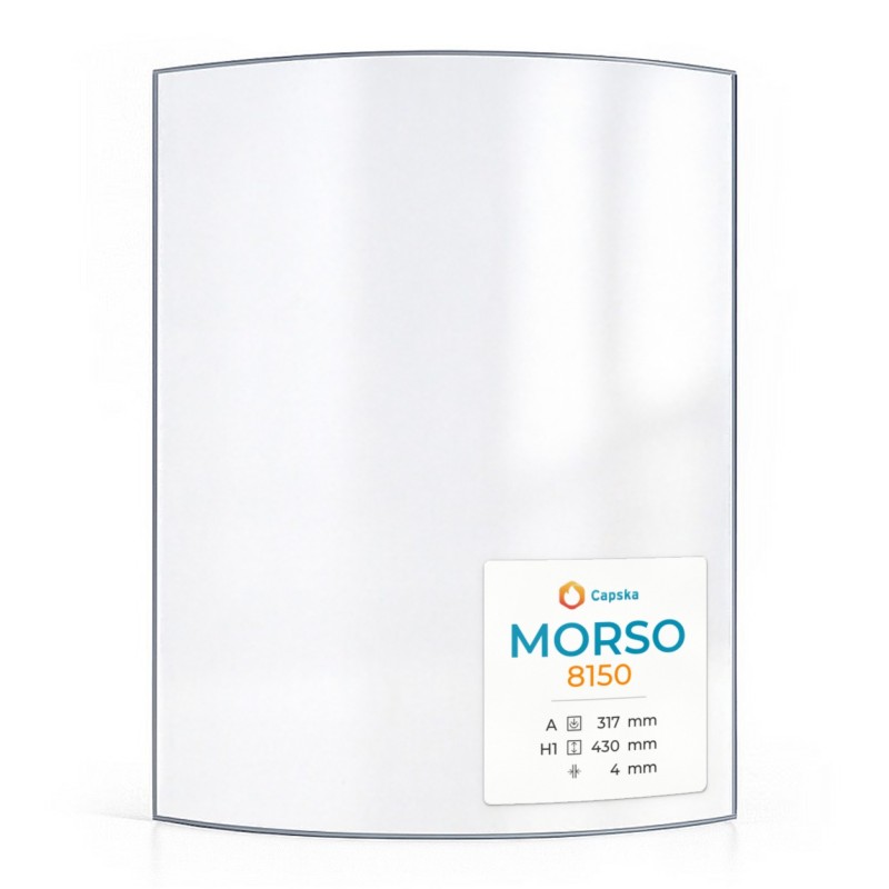 Morso 8150 Glass - Curved Panel for Wood Burning Stove