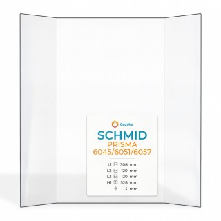 Vetro per inserto da camino Schmid Prisma 6045/6051/6057 - Vetro ceramico di alta qualità - Capska